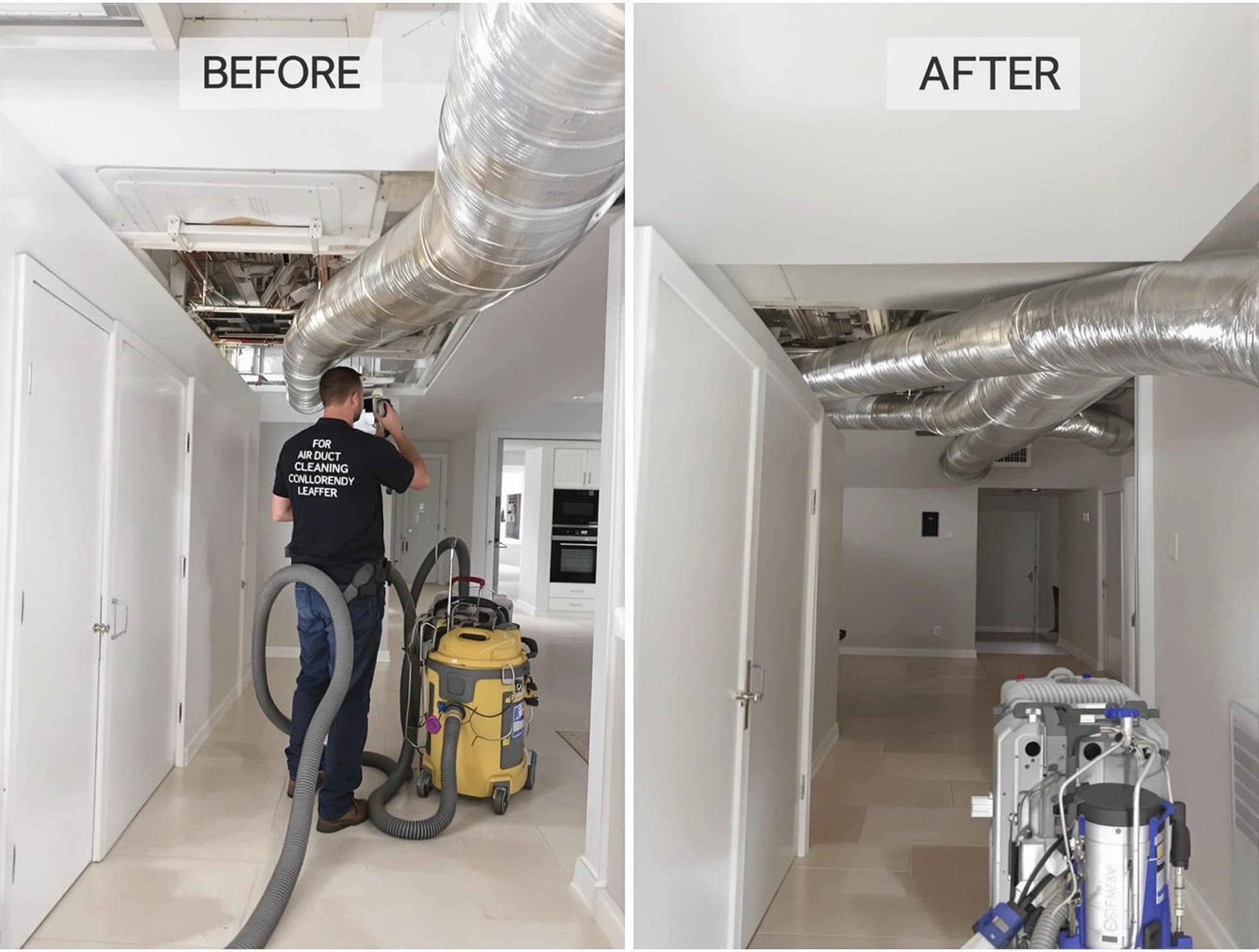 Hapeville Air Duct Cleaning professional performing thorough air duct cleaning in Hapeville