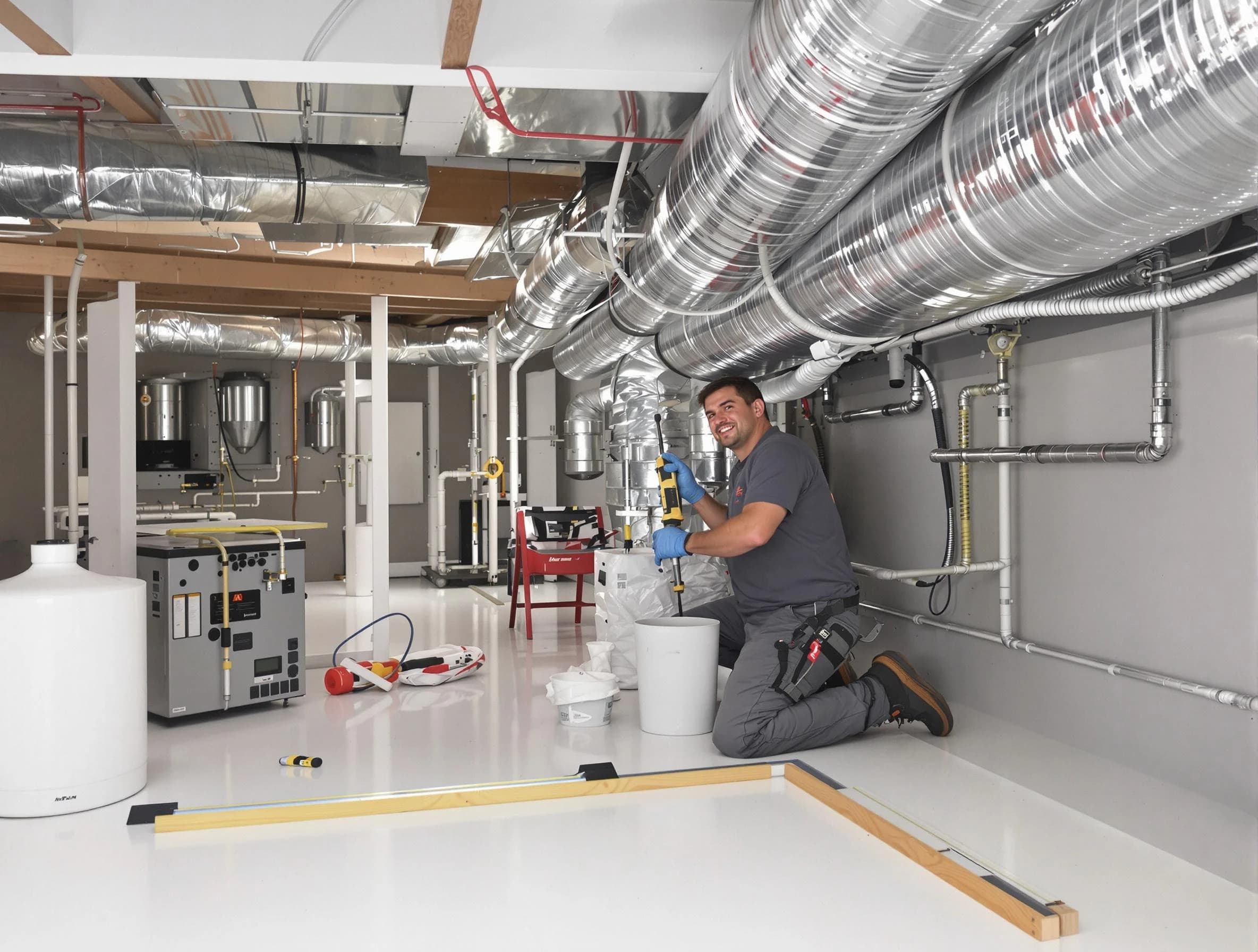 Professional duct sealing service by Hapeville Air Duct Cleaning in Hapeville