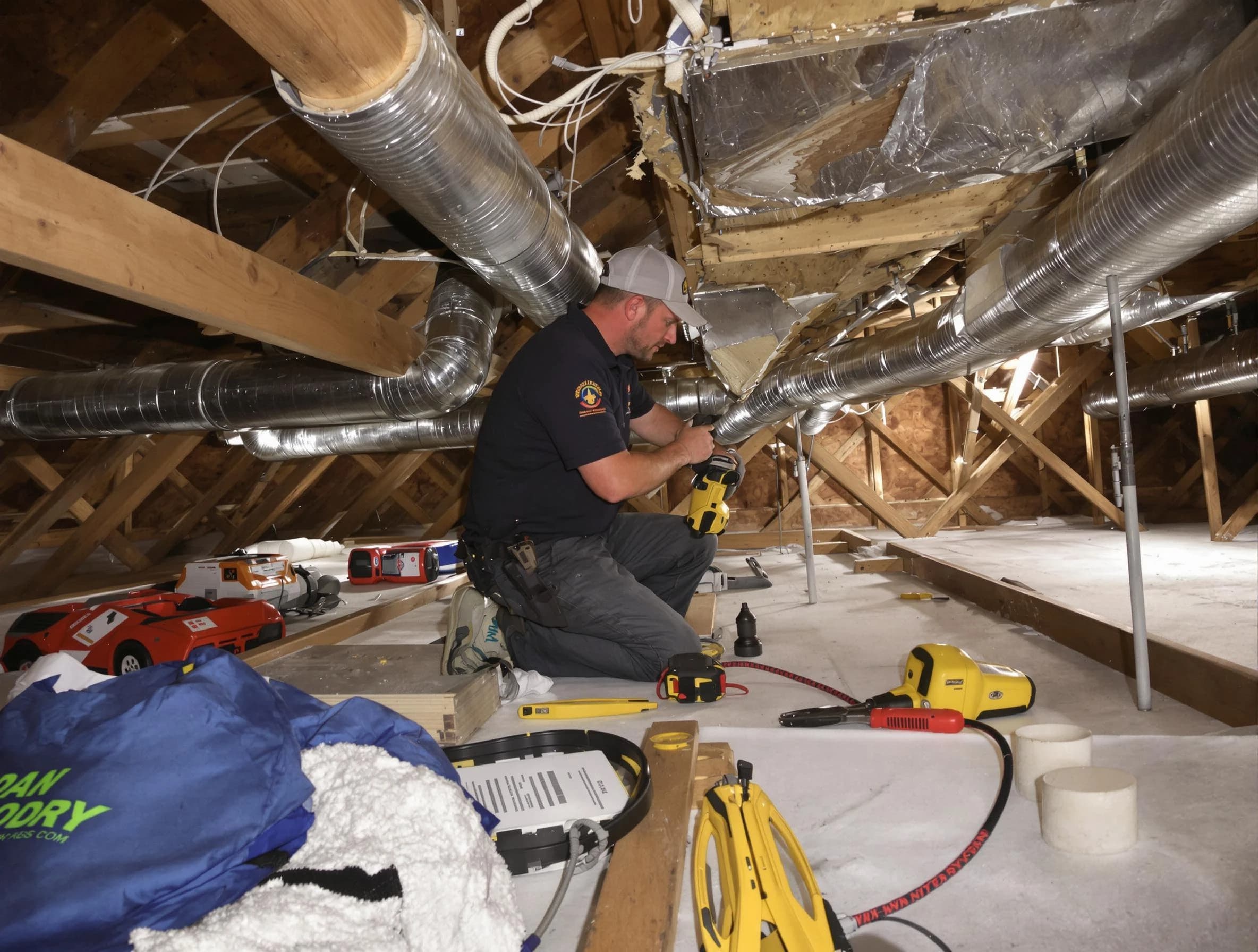Professional air duct repair by Hapeville Air Duct Cleaning in Hapeville