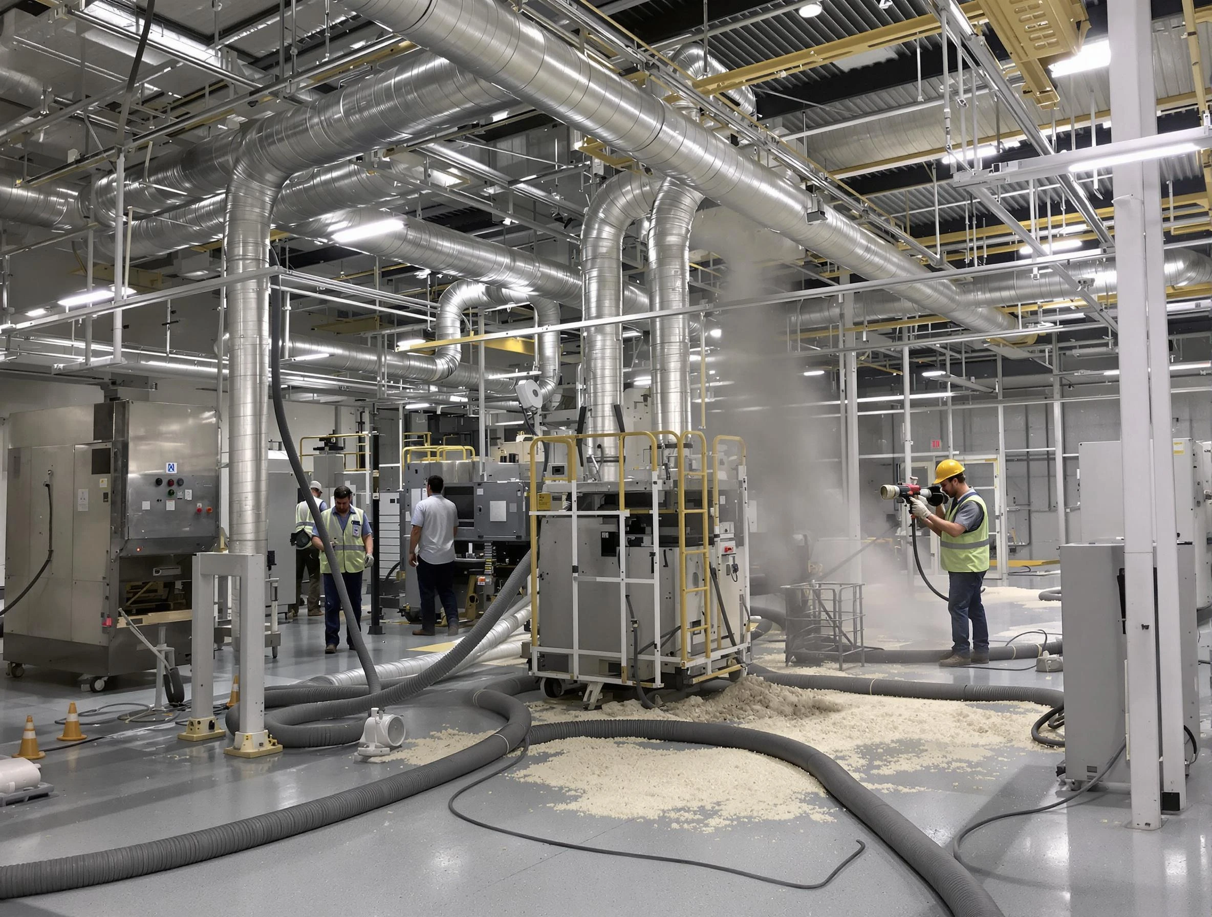 Heavy-duty industrial duct cleaning by Hapeville Air Duct Cleaning in Hapeville